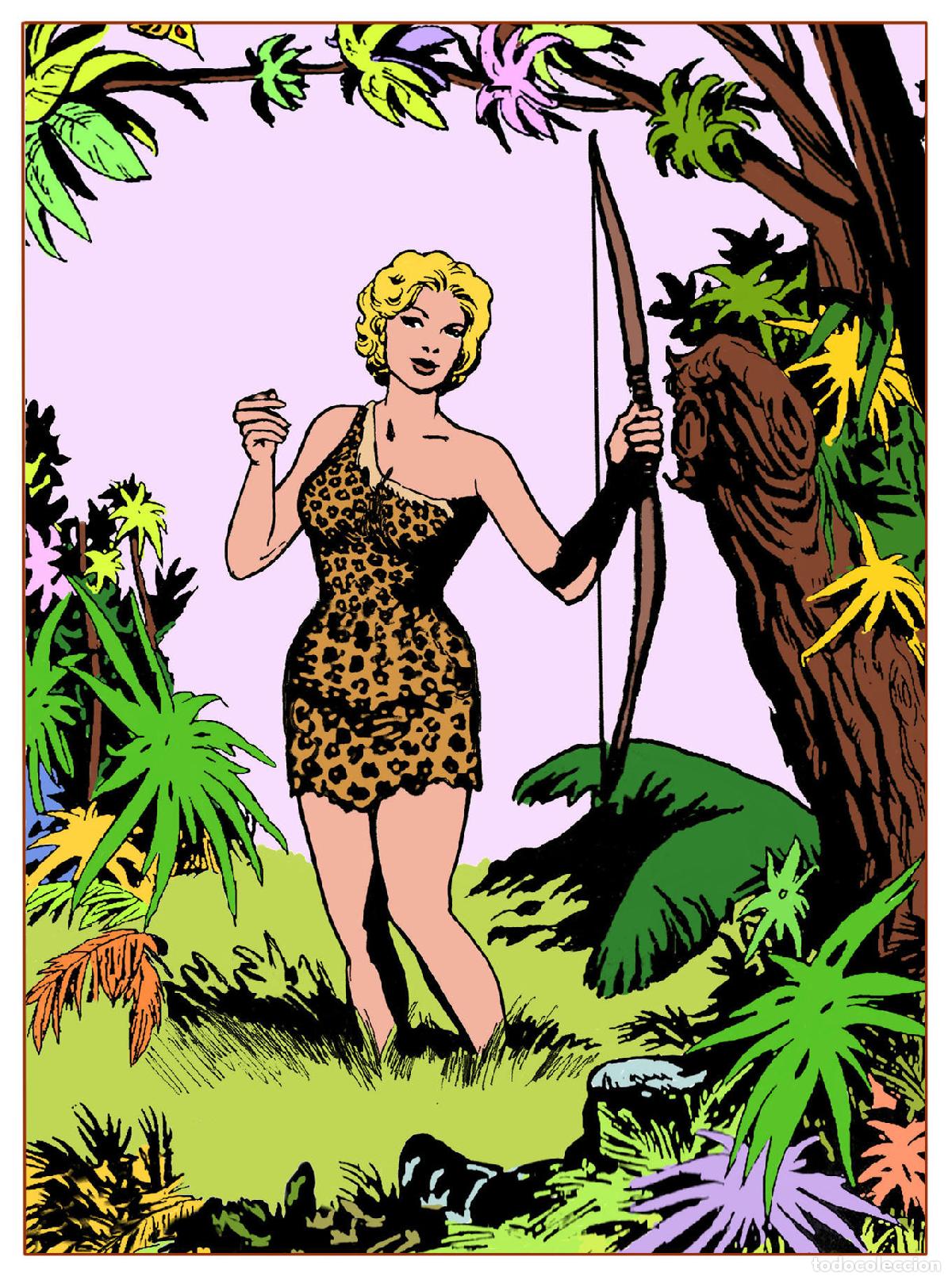 Cartes Postales: Postal / Postcard: El Boletin serie 10: Susana (Pantera Negra) serie Chicas del Tebeo - Silvestre Mo