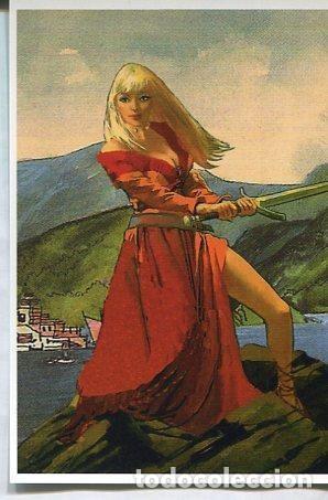 Postales: Postal / Postcard: El Boletin serie 4 numero 07 de 12: Sigrid de Burns - Silvestre Moreno