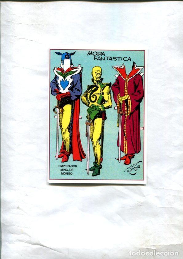 Postales: Postal / Postcard: El Boletin serie 5 numero 09 de 12: Flash Gordon: Moda Fantastica: Emperador Ming