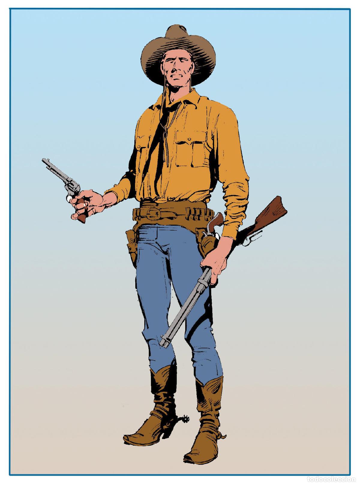 Postales: Postal / Postcard: El Boletin serie 09: Tex: Tex Willer 1&ordf; serie personaje: Tex - Silvestre Moreno