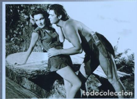 Postales: Postal / Postcard: El Boletin serie 7: numero 11 de 12: Tarzan y Jane: Johnny Weissmuller y Maureen