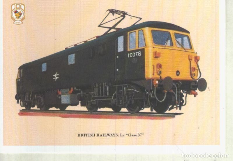 Postales: Postal / Postcard: El Boletin serie 1 numero 11 de 12: British Railways: la clase 87 - A.Llop