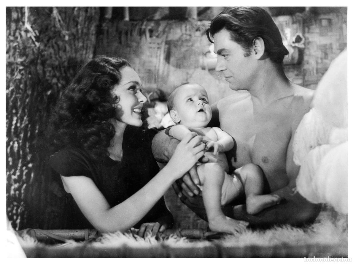 Postkarten: Postal / Postcard: El Boletin serie 7: numero 03 de 12: Tarzan y Jane: Johnny Weissmuller y Maureen