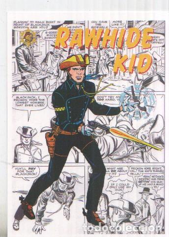 Postales: Postal / Postcard: El Boletin serie 2: Rawhide Kid (clasicos del Western) numero 02 de 12: Rawhide