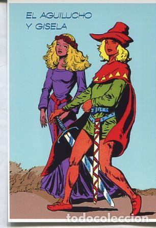 Postcards: Postal / Postcard: El Boletin serie 3: El Aguilucho y Grisel (parejas del comic clasico espa&ntilde;ol) num