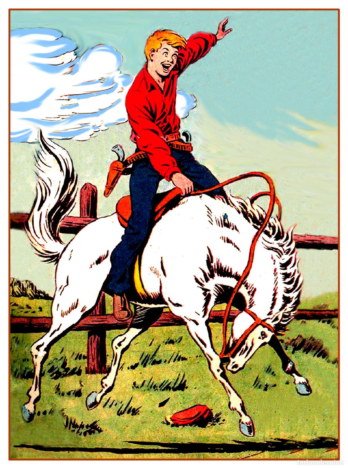 Postcards: Postal / Postcard: El Boletin serie 12 numero 03: Chispita , serie Heroes a Caballo - Silvestre More