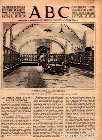 Cartes Postales: LAMINA V52189: Instalacion de Espa&ntilde;a en la Feria del Libro Florencia, Palacio Moderno