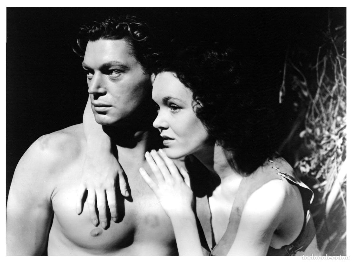 Postkarten: Postal / Postcard: El Boletin serie 7: numero 01 de 12: Tarzan y Jane: Johnny Weissmuller y Maureen