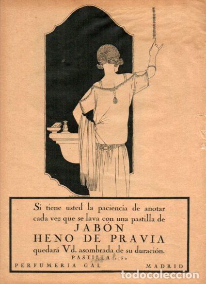Cartoline: LAMINA V51991: Publicidad jabon Heno de Pravia