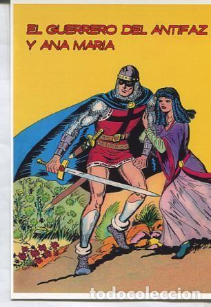 Postkarten: Postal / Postcard: El Boletin serie 3: El Guerrero del Antifaz y Ana Maria (parejas del comic clasic