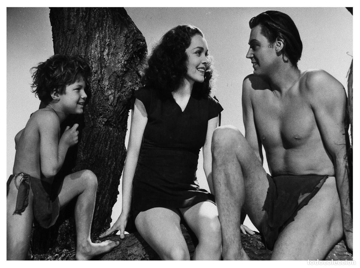 Postales: Postal / Postcard: El Boletin serie 7: numero 04 de 12: Tarzan y Jane: Johnny Weissmuller y Maureen