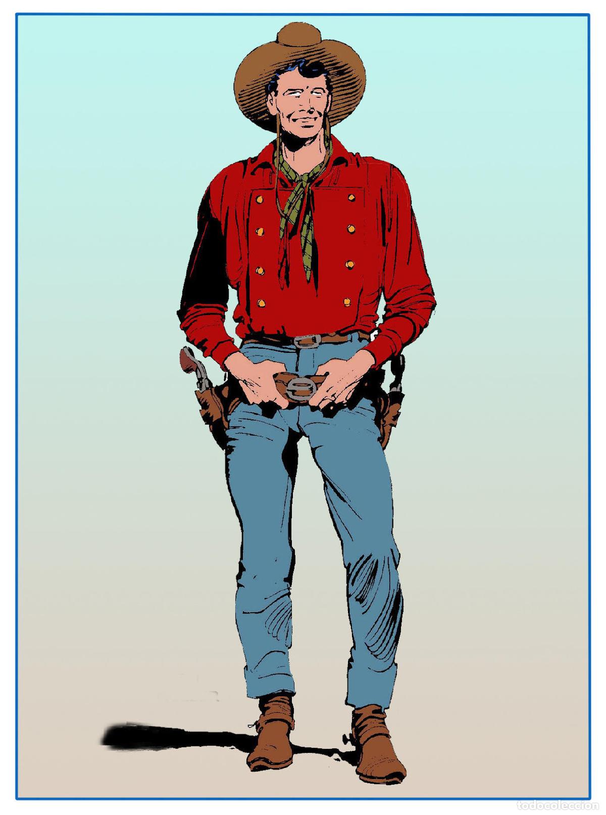 Postkarten: Postal / Postcard: El Boletin serie 09: Kit Willer: Tex Willer 1&ordf; serie personaje: Kit Willer - Silv