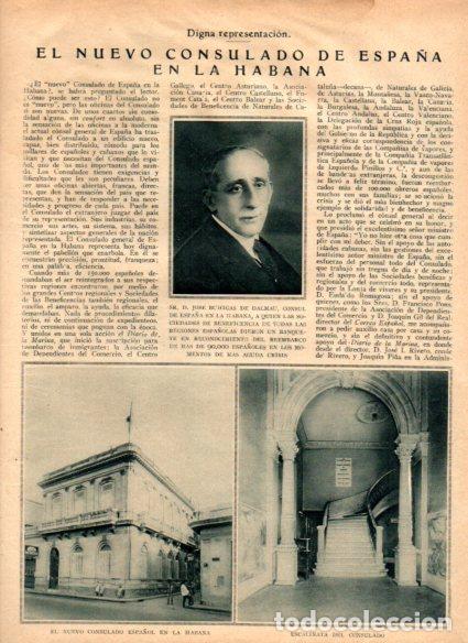 Postkarten: LAMINA V52076: Consulado de Espa&ntilde;a en La Habana, Cuba