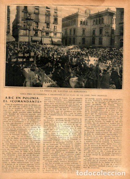 Postcards: LAMINA V52082: Fiesta de Navidad en Plaza de San Jaime, Barcelona