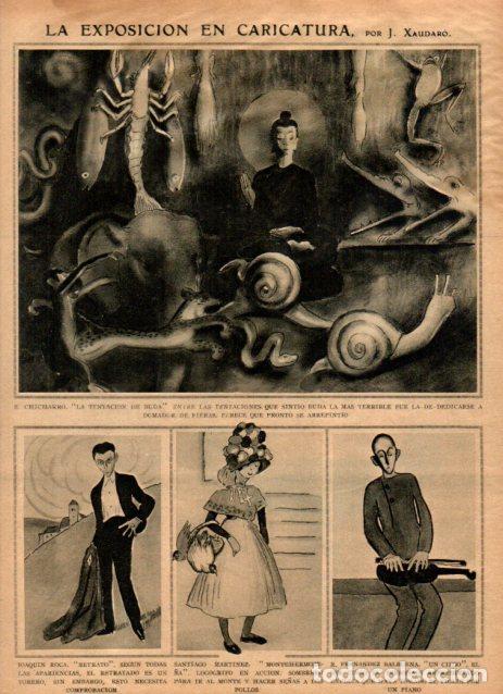 Postais: LAMINA V52250: La exposicion en caricatura por J. Xaudaro