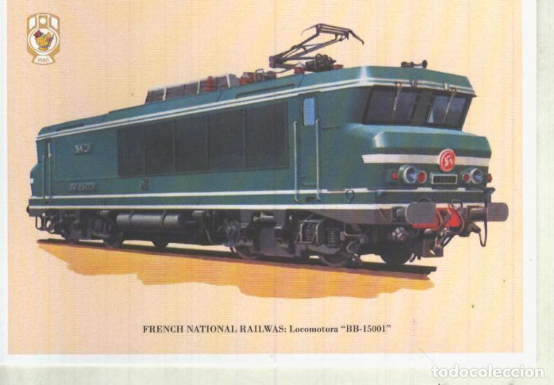 Postkarten: Postal / Postcard: El Boletin serie 1 numero 05 de 12: Franch National Railwas: Locomotra BB-15001 -