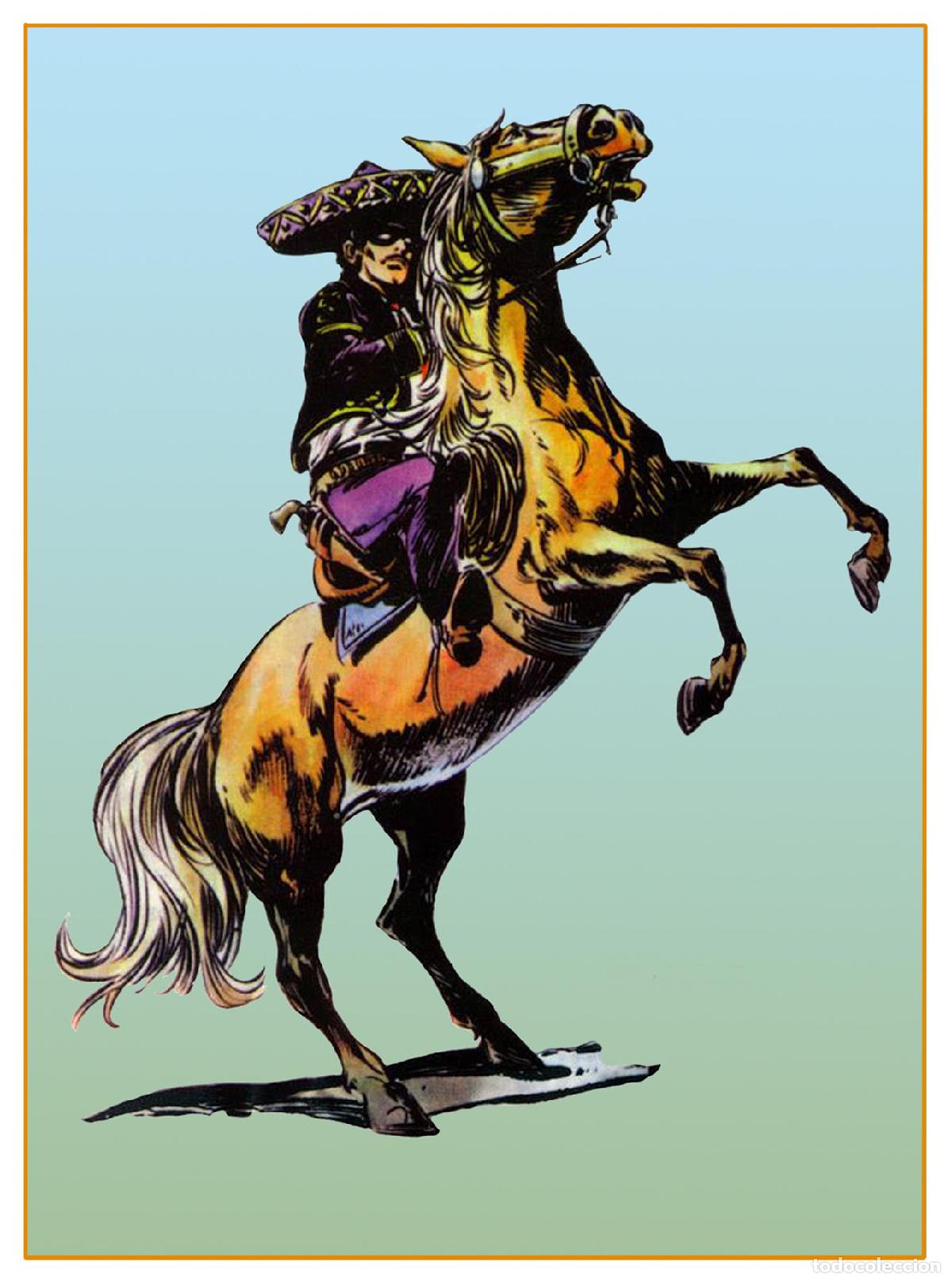 Postales: Postal / Postcard: El Boletin serie 12 numero 11: El Coyote, serie Heroes a Caballo - Silvestre More