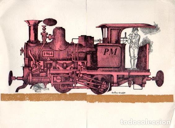 Postales: V48286: Felicitacion Navidad 1965 Pa&ntilde;erias Manchester. Ilustracion de Rovira Brull - NULL