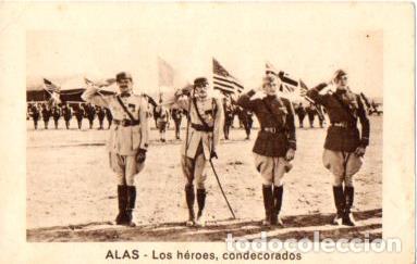 Postales: V48206: Cromo Lo heroes, condecorados. Colecci&oacute;n Alas num 9 de 21 - NULL