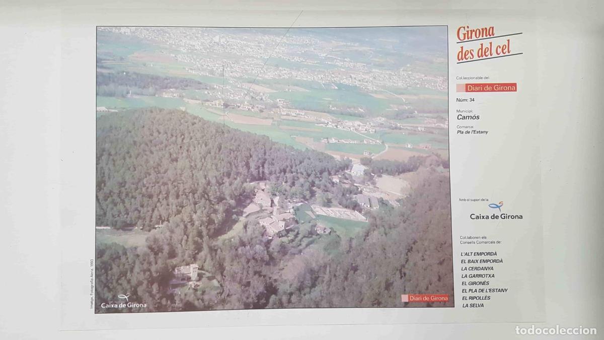Postales: Lamina num 34 Girona des del cel: Municipi Cam&oacute;s (Comarca Pla de l'Estany - Girona) - NULL