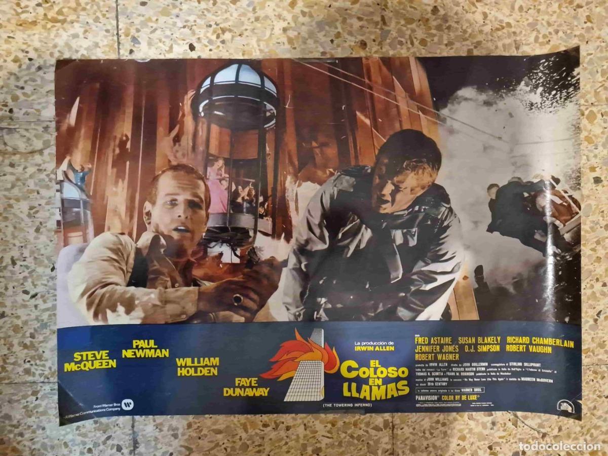Postales: Poster cine: El Coloso en llamas (numerado 2) - Varios