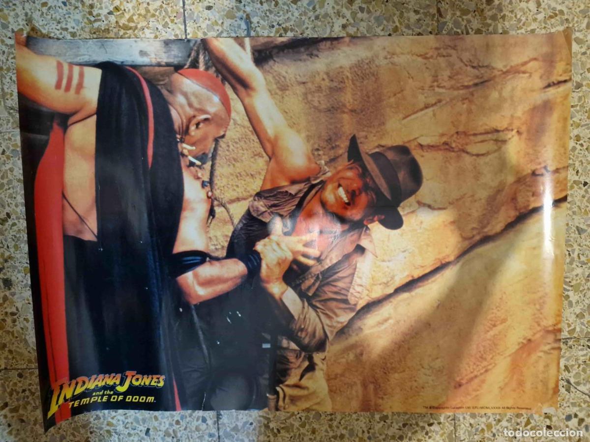 Postales: Poster cine: Indiana Jones and the Temple of Doom (numerado 5) - Varios