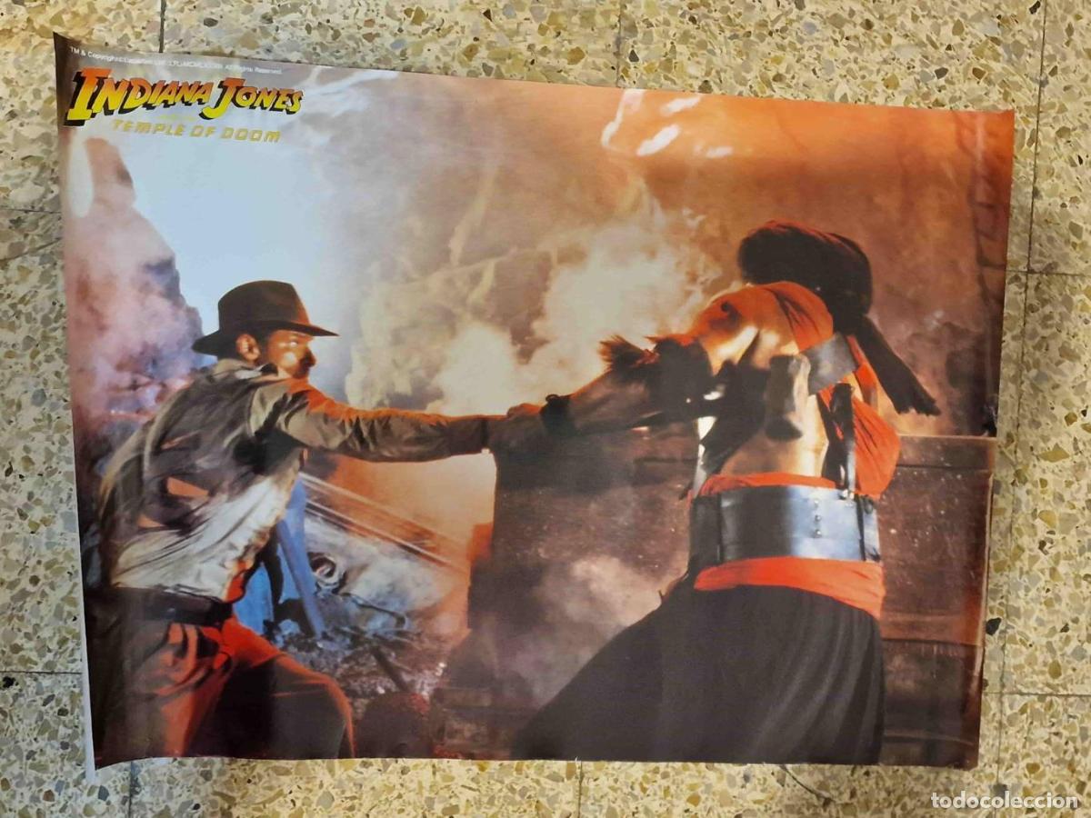 Postales: Poster cine: Indiana Jones and the Temple of Doom (numerado 7) - Varios