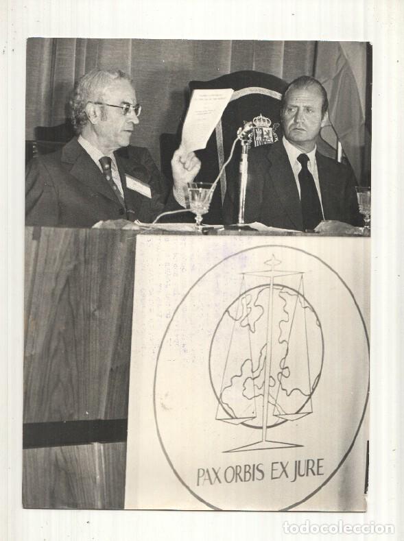 Postkarten: Foto Prensa numero 092. El rey Juan Carlos en la clausura conferencia Derecho mundial - Varios