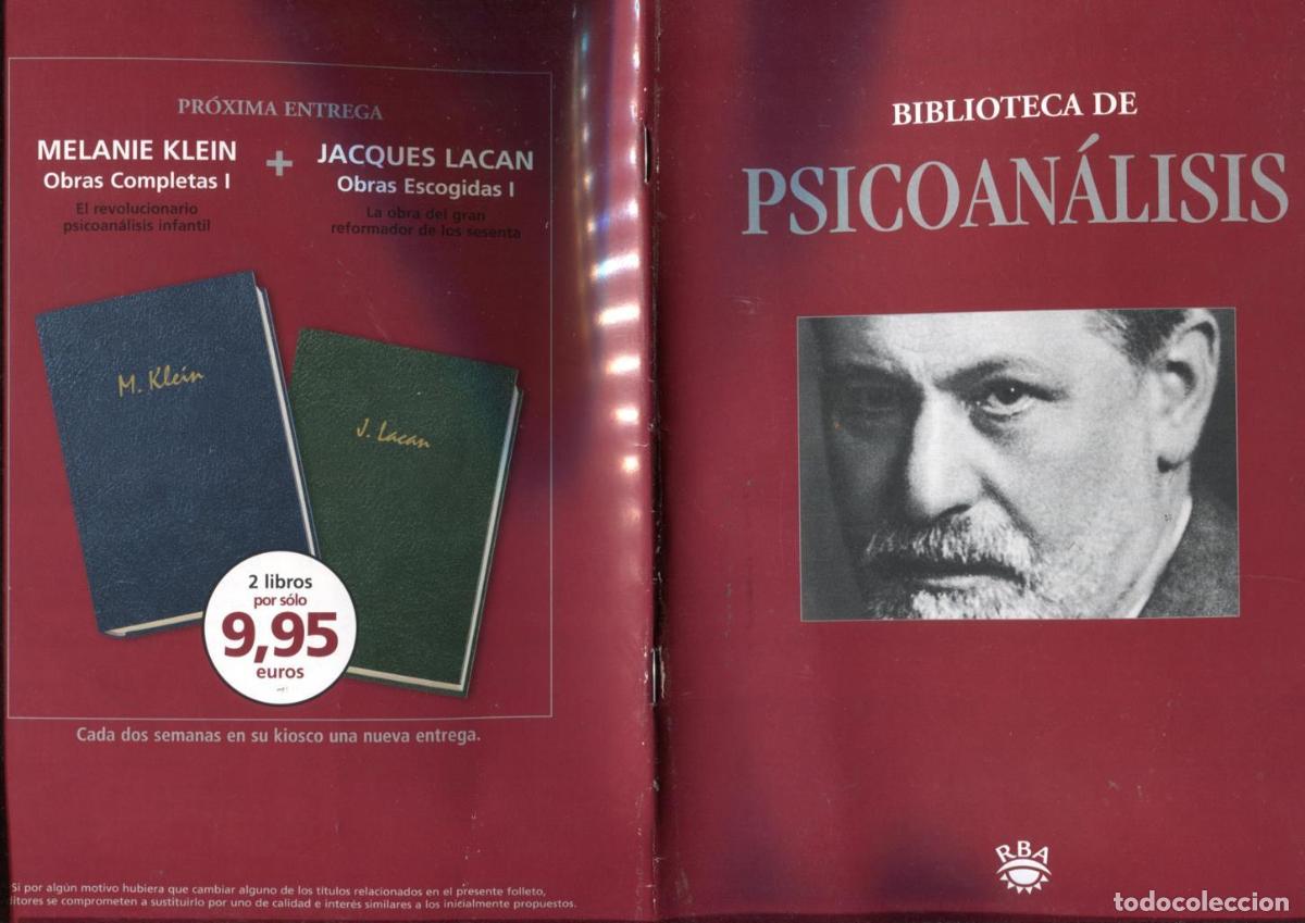 Postkarten: Biblioteca de Psicoanalisis, folleto editorial promocion de la obra -