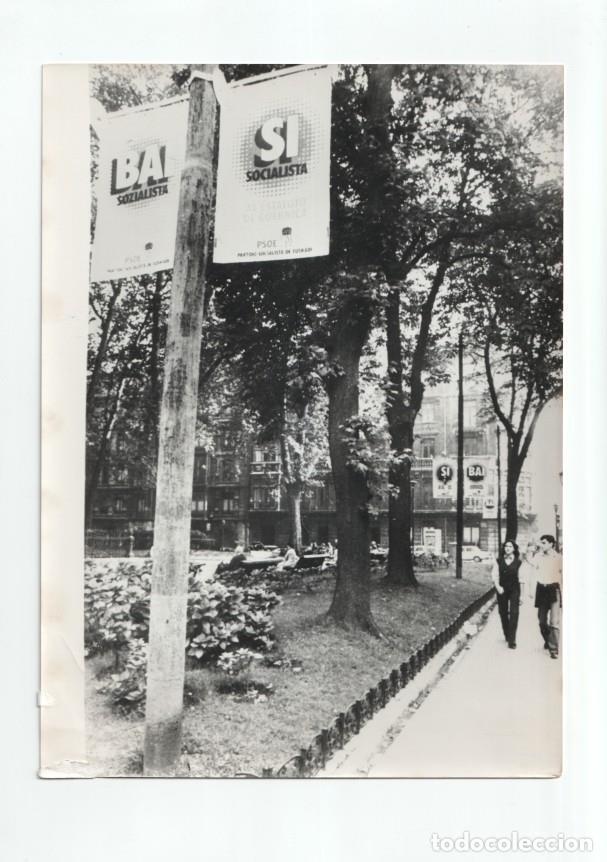 Postkarten: Foto Prensa numero 183: Campa&ntilde;a referendum estatuto de Guernica - Varios