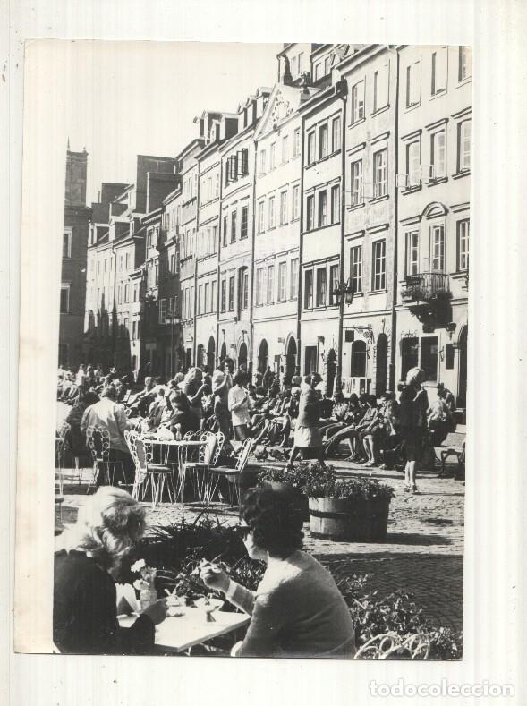 Postkarten: Foto prensa numero 036: Cafe de la Plaza del Mercado de Varsovia - Varios