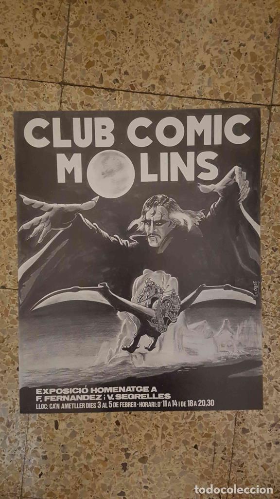Postkarten: Poster Club Comic Molins: exposicion F.Fernandez y Segrelles - Varios