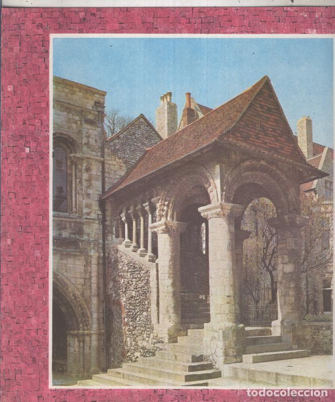 Postkarten: Historia de la Iglesia: Escalera entrada colegio del rey en Cantorbery - Varios