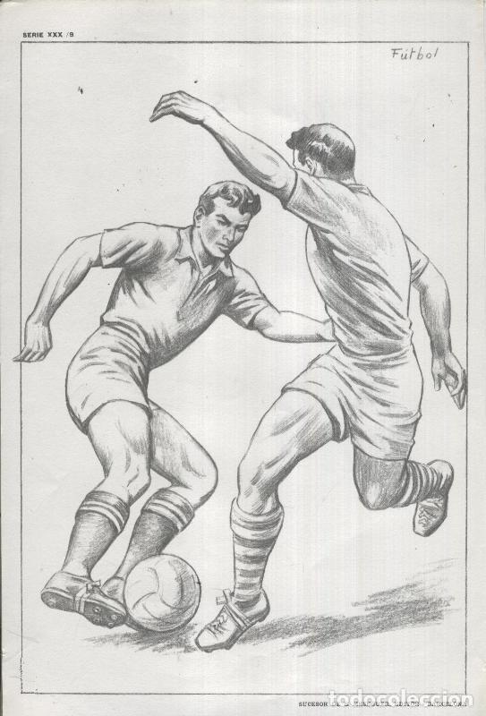 Cartoline: Lamina Emilio Freixas numerada 15: Futbol - Varios