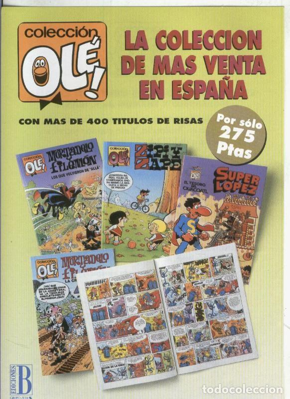 Cartoline: Folleto Propaganda Ediciones B: Coleccion OLE - Varios