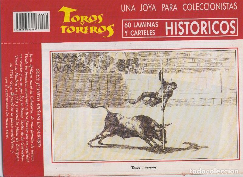 Postkarten: Lamina de La Lidia modelo 46: Juanito Api&ntilde;an en Madrid ilustrado por Goya - Varios