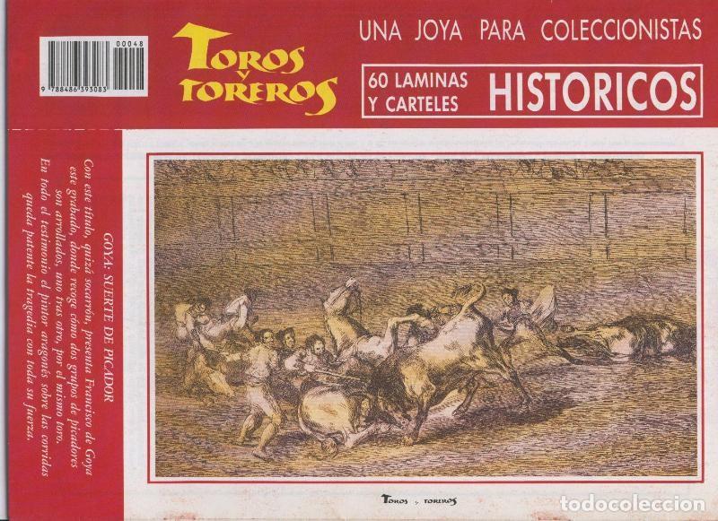 Postcards: Lamina de La Lidia modelo 48: Suerte del picador ilustrado por Goya - Varios