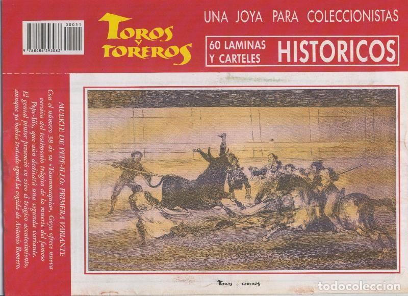 Postkarten: Lamina de La Lidia modelo 51: Muerte de Pepe Illo en Madrid ilustrado por Goya - Varios