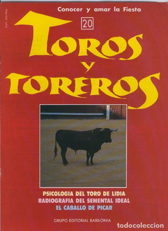 Postkarten: Portada fasciculo Toros y Toreros numero 20 - Varios