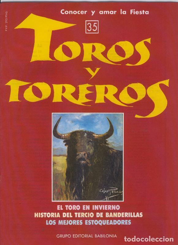 Cartes Postales: Portada fasciculo Toros y Toreros numero 35 - Varios
