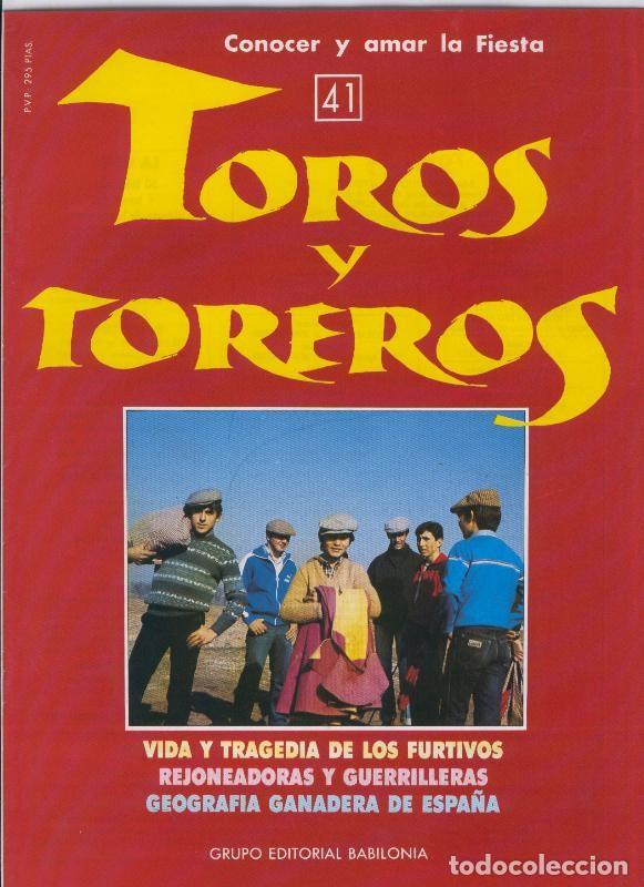 Cartes Postales: Portada fasciculo Toros y Toreros numero 41 - Varios