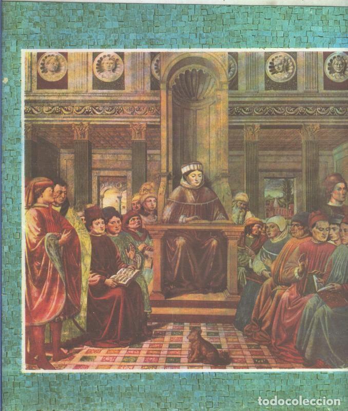 Postales: Historia de la Iglesia: San Agustin lee retorica de Benozzo Gozzoli - Varios