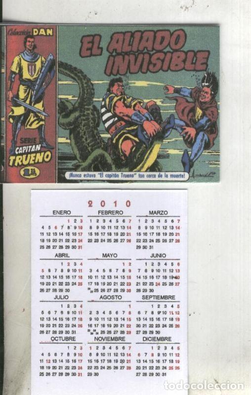 Cartes Postales: Calendario bolsillo 2010: El Capitan Trueno portada numero 008 - Varios
