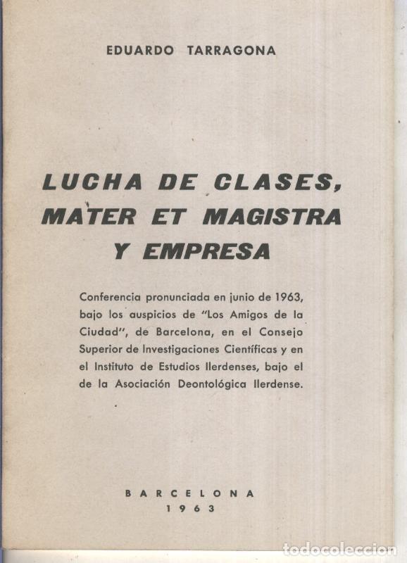Cartes Postales: Lucha de clases, matet et magistra y empresa - Varios