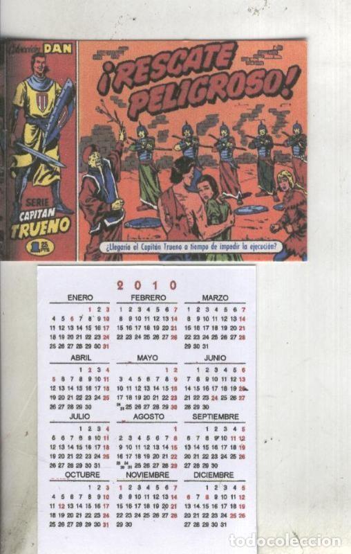Cartes Postales: Calendario bolsillo 2010: El Capitan Trueno portada numero 018 - Varios