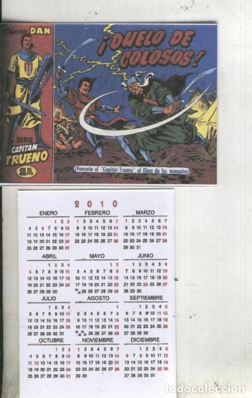 Cartes Postales: Calendario bolsillo 2010: El Capitan Trueno portada numero 022 - Varios