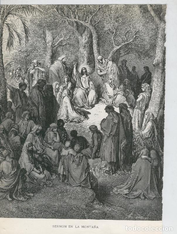 Postkarten: Lamina de Gustavo Dore: Sermon en la monta&ntilde;a - Varios