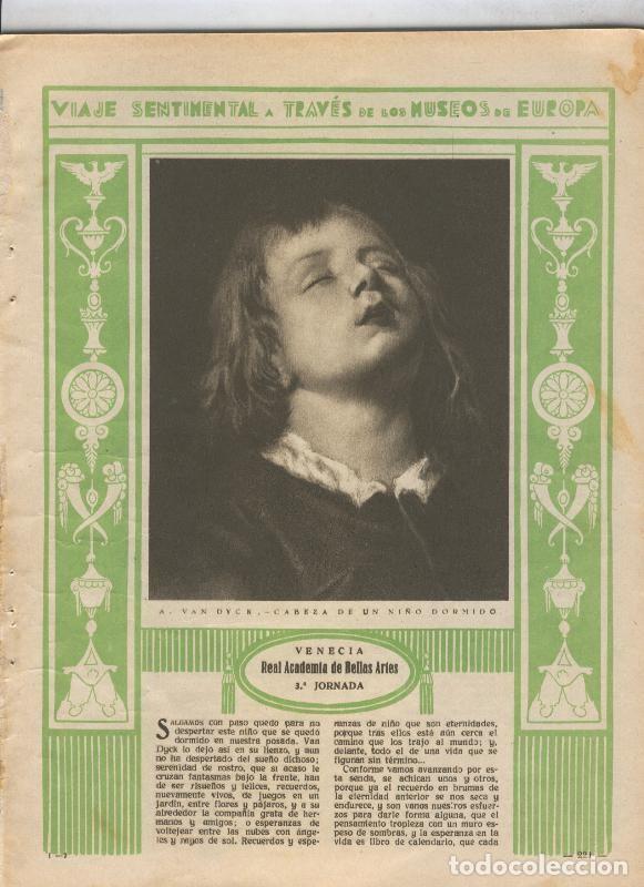 Postcards: Lecturas numero 154, marzo 1934: Venecia: Real Academia de Bellas Artes - Varios