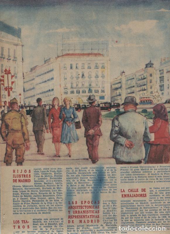 Postais: ABC 13 mayo 1956: Madrid: Curiosidades, datos y pormenores de la villa - Varios