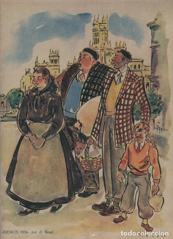 Postales: ABC 20 mayo 1956: Madrid: Isidros 1956 por A.Boue - Varios